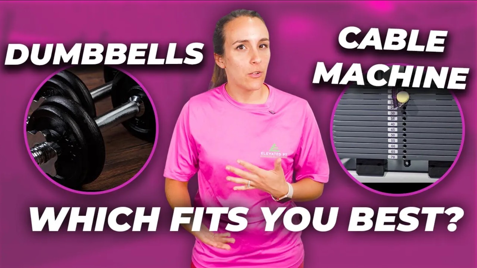 Dumb bells vs Cable Machine