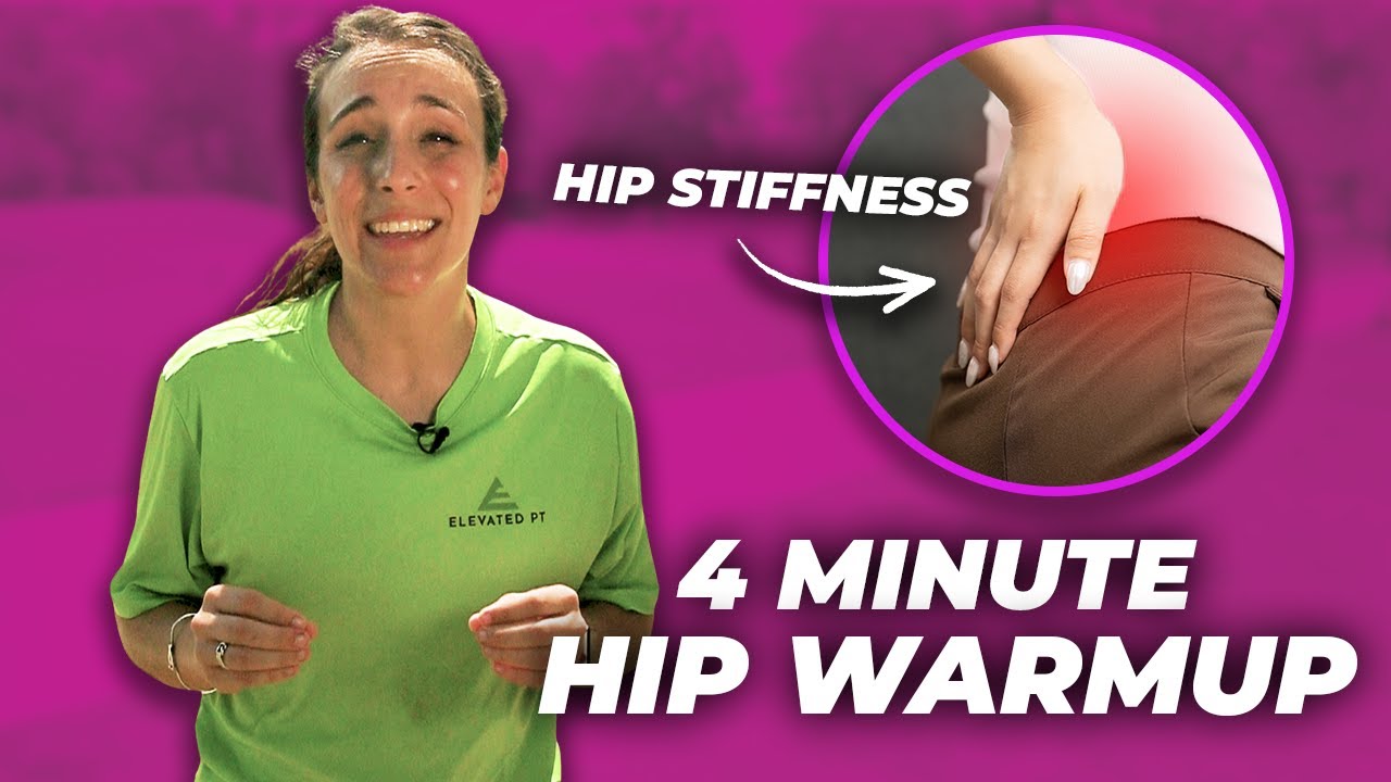 Hip stiffness warm up for runners 