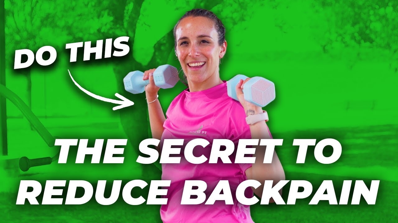 Reduce back pain during overhead presses 