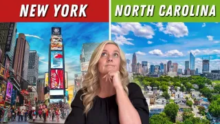New York vs North Carolina Which Is Better? - Moving to Raleigh, NC
