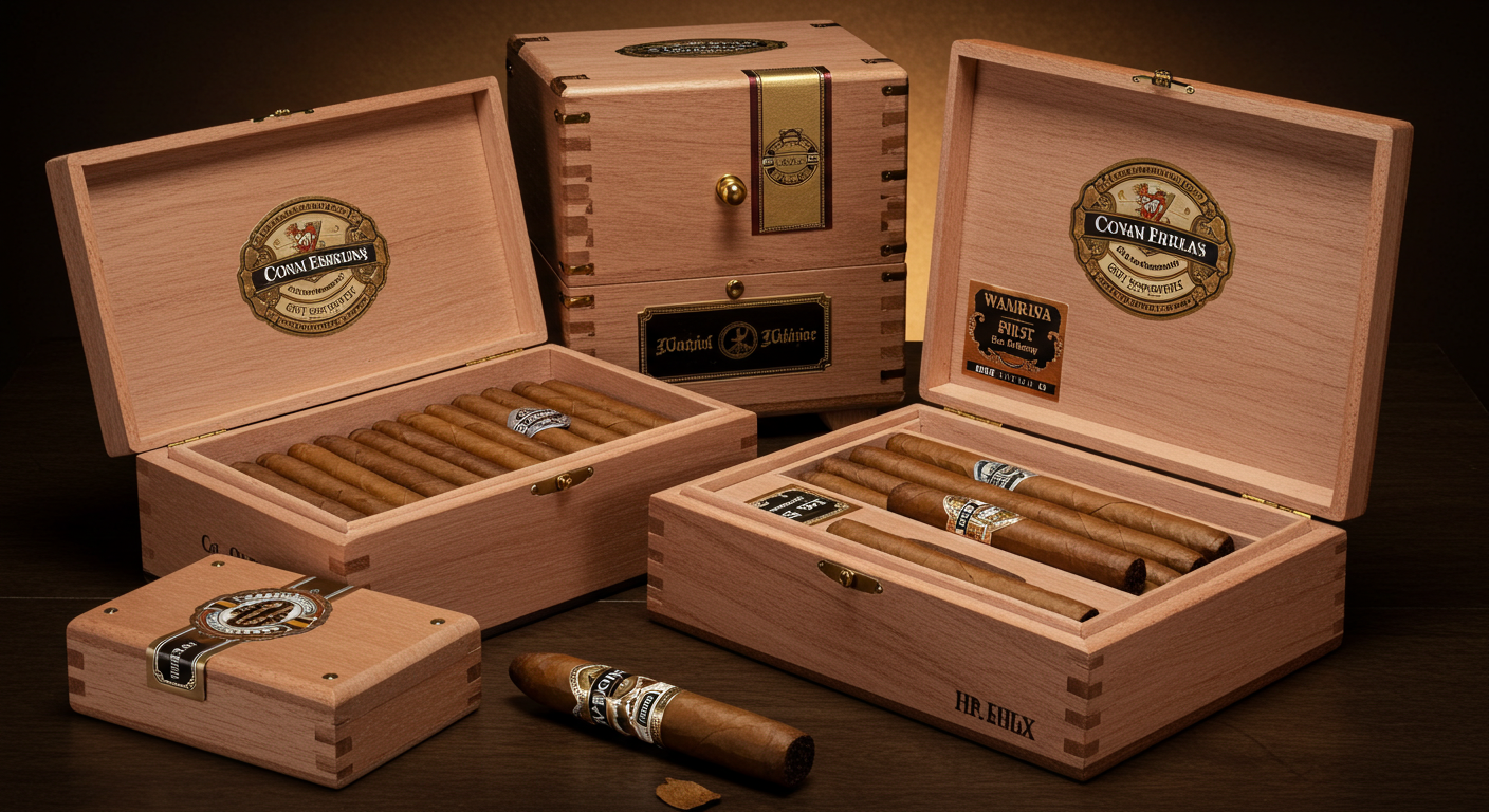 Premium Custom Cigar Boxes, Bands, Labels & Humidors | Elevate Your Cigar Brand Experience
