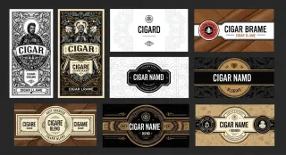 Create Stunning Custom Cigar Label Templates & Premium Wedding Cigar Bands