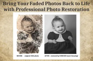 Bring Your Faded Photos Back to Life with Professional Photo Restoration