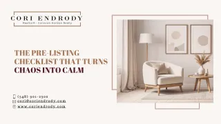 The Pre-Listing Checklist That Turns Chaos into Calm