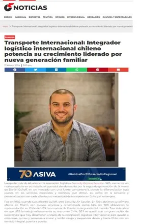 Integrador logístico internacional chileno potencia su crecimiento liderado por nueva generación familiar