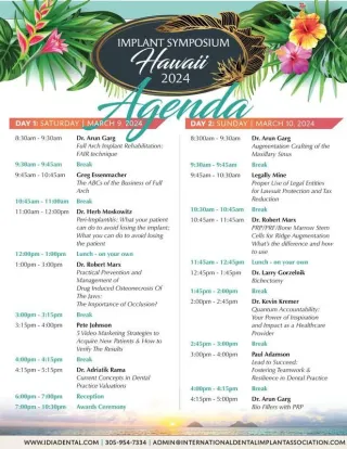 Spring Alumni Hawaii Symposium 2024