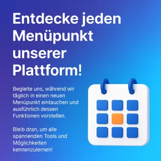 Einstieg in alle Menüpunkte und Funktionen