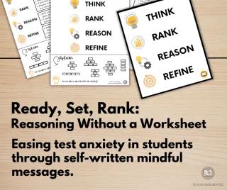 Ready, Set, Rank: Reasoning without a Worksheet