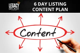 6 day Listings Content Plan