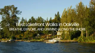 Best Lakefront Walks in Oakville | Top Waterfront Trails & Views