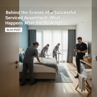 Behind the Scenes of a Successful Serviced Apartment: What Happens After the Booking?