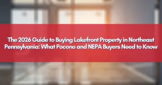 The 2026 Guide to Buying Lakefront Property in Northeast Pennsylvania: What Pocono and NEPA Buyers Need to Know