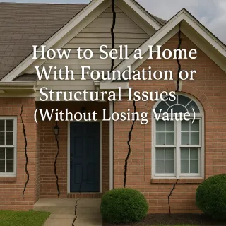 🧱 How to Sell a Home With Foundation or Structural Issues (Without Losing Value)
