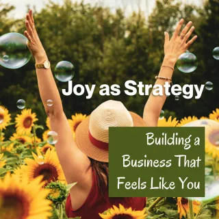 Joy as Strategy - Building a Business That Feels Like You