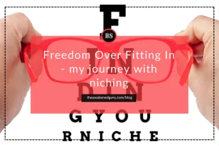 Freedom Over Fitting In - My Journey with Niching