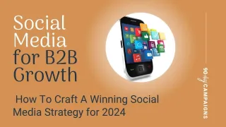Social Media for B2B Growth: How To Craft A Winning Strategy for 2024