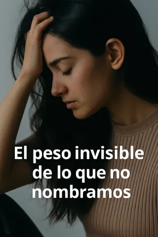 El peso invisible de lo que no nombramos