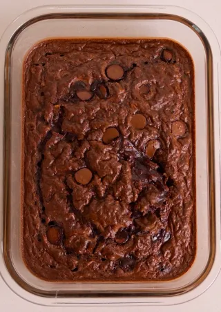 Chocolate Brownie Baked Protein Oats