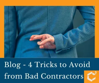 4 Tricks to Avoid from Bad Contractors