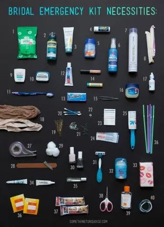 10 Must-Have Items in Your Bridal Emergency Kit