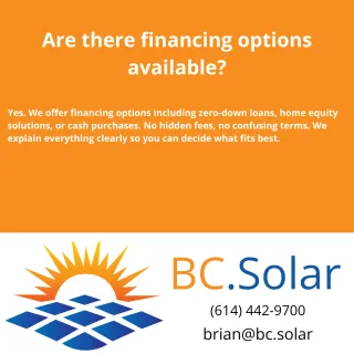 Are there financing options available?