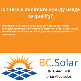 Is there a minimum energy usage to qualify?