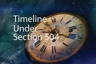 Section 504 Timelines