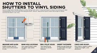 How To Install Shutters To Vinyl Siding