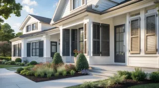 Exterior Window Shutters That Close for Style