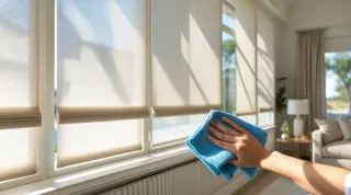 How to Clean Fabric Window Shades Easily