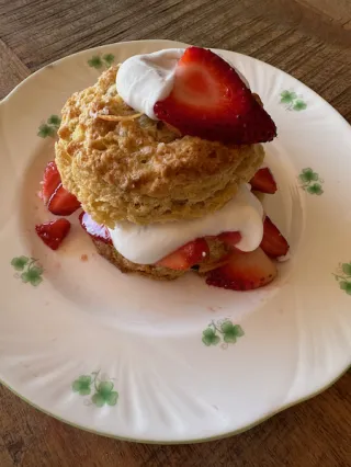 Sourdough Strawberry Shortcake