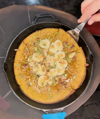 Sourdough Pumpkin Dutch Baby Pancake