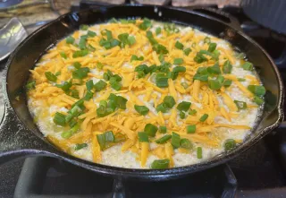 Jalapeño Cheddar Sourdough Cornbread