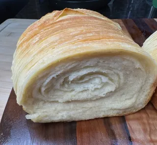Sourdough Croissant Loaf