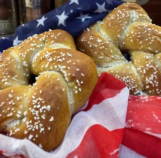 Sourdough Star Pretzels