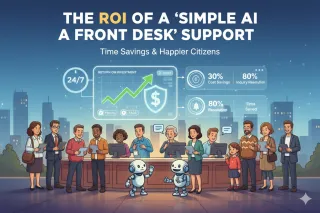 The ROI of a "Simple AI Front Desk" Support