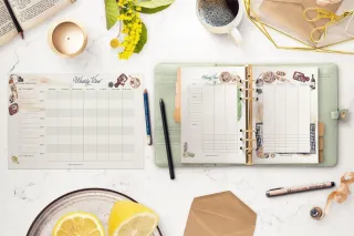 How to Print Planner Inserts for Your Pretty A5 Planner