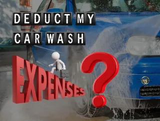 As a rideshare driver, can I deduct my carwash expenses?