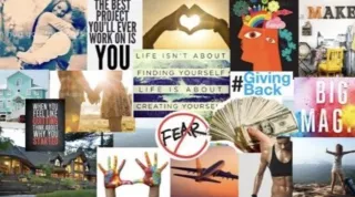 how a vision board (and a glue stick) helped me reconnect with what matters