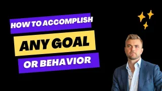 How to change ANY behavior or achieve ANY professional goal 🗣️