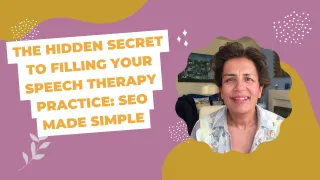 Easy SEO Strategies for Busy Speech Therapists