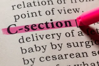 Babywearing  after a C-section