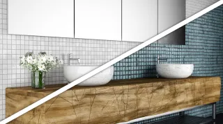 How do you renovate an old bathroom on a budget?
