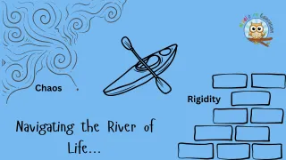 Navigating life's river: How do you balance between chaos and rigidity to find peace and growth?