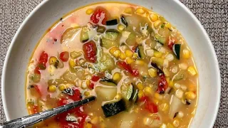 Healthy Recipe, Late-Summer Vegetable Soup