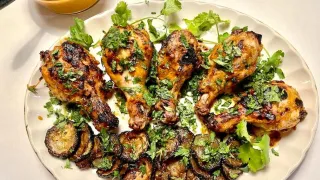 Healthy Recipe, Mango-Lime Piri Piri Drumsticks