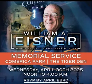 Memorial for Bill Eisner - April 30th, 2025