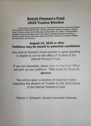 Petitions for Trustee 
