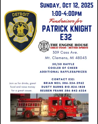 Fundraiser for FF Patrick Knight