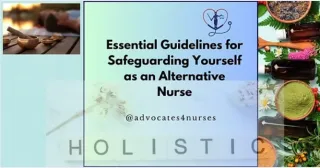 Protect Yourself as an Alternative Nurse: Essential Guidelines